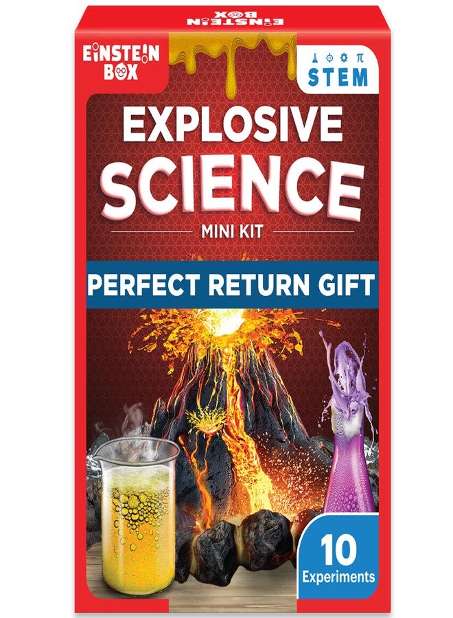 Einstein Box Science Return Gift Sets for Kids Age 6-12 | Explosive Science Kit with 10 Thrillling Experiments - Image 1
