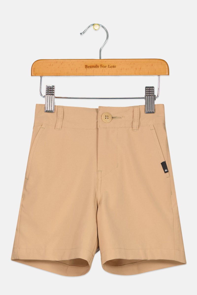 QUIKSILVER Toddlers Boy Solid Shorts, Tan - Image 1