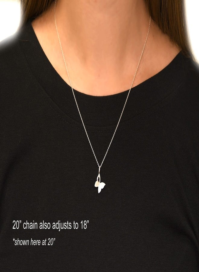 EFYTAL Pet Memorial Gifts, 925 Sterling Silver Butterfly Necklace for Lost Pet, Sympathy Gifts for Loss of Loved One, Remembrance Gifts for Her - Image 3