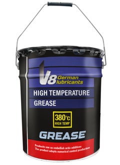 V8 German Lubricants V8 German Lubricants High-Temperature Grease, 380°C – Premium Lubricant for Extreme Heat Applications (15KG) 
