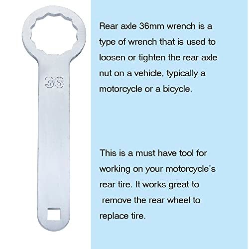 WINTOWIN 36mm Rear Axle Wrench Tool 4882 Rear Wheel Axle Torque Wrench Hand Tools Replace for HD-47925 - Image 5