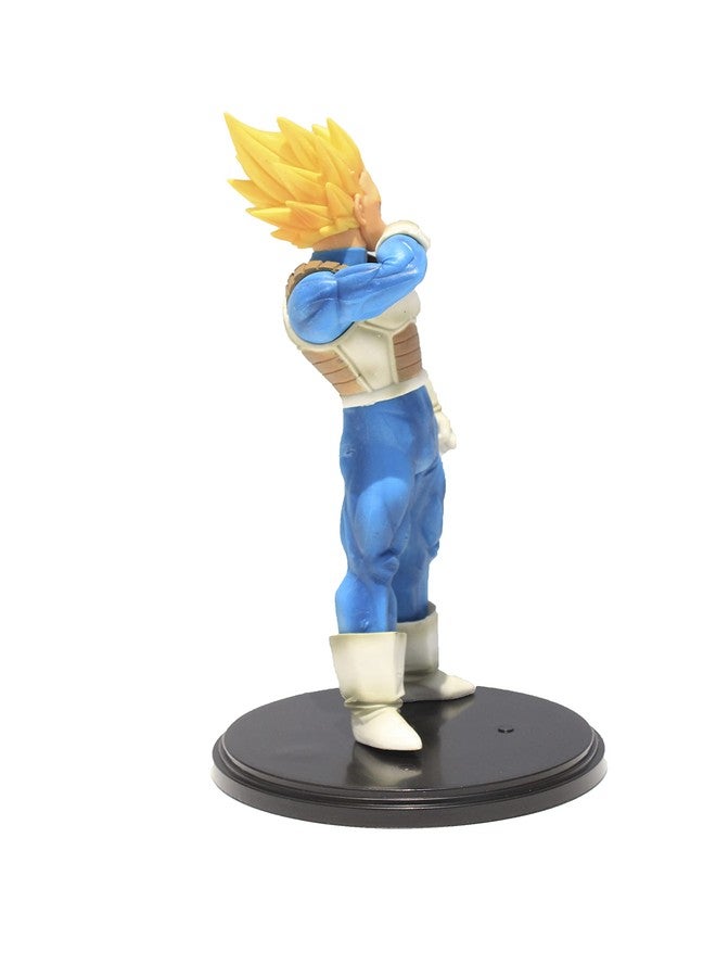 Offo Dragon Ball Z Vegeta Super Saiyan Action Figure 20cm, Premium PVC Anime Collectible for Home Decor, Office Desk & Study Table, Multicolour Gift for Kids & Fans - Image 2