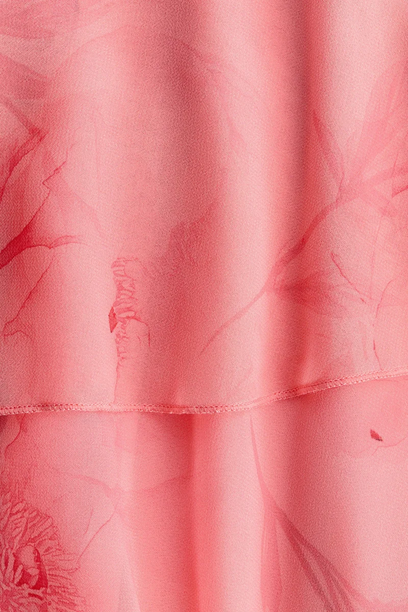 H&M  Asymmetric chiffon dress for Women | Best Price UAE