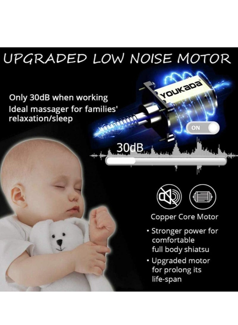 ELTRAZONE Rechargeable U Shaped Neck Massager Pillow, Neck Massage Pillow, Shoulder and Neck Electric Massager for Muscles Fatigue, Airplane, Train, Bus, Car Travel (Brown Grey) - Image 3