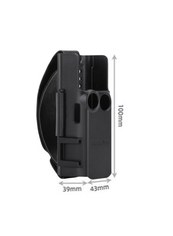 DOUGEI Pocket 3 Hand Strap Extension Handle with Cold Shoe Mount, Adjustable Wrist Strap for DJI Osmo Pocket 3, Compatible with 1/4" Thread Handle, Comfortable Grip & Hand Band for Osmo Pocket3 - Image 3