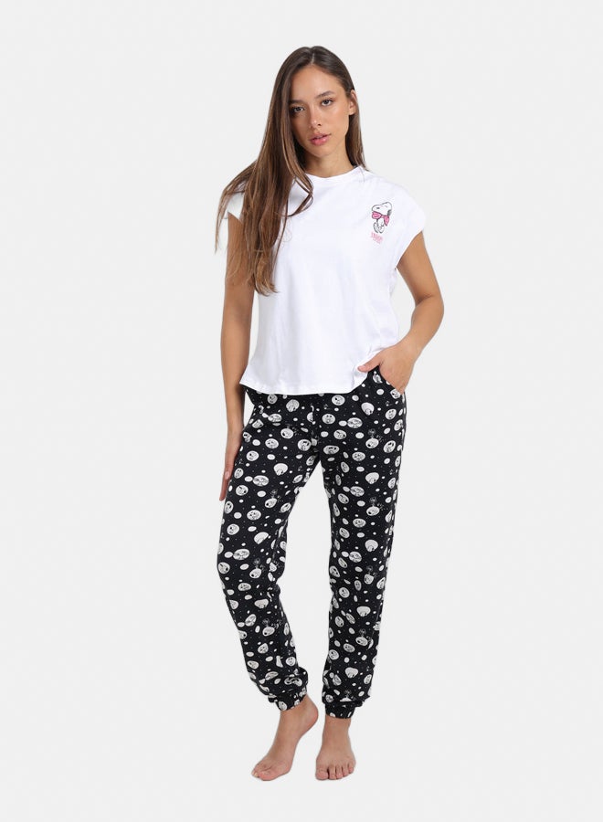 Carina Pyjama Set with Carrot Leg Pants - Image 1