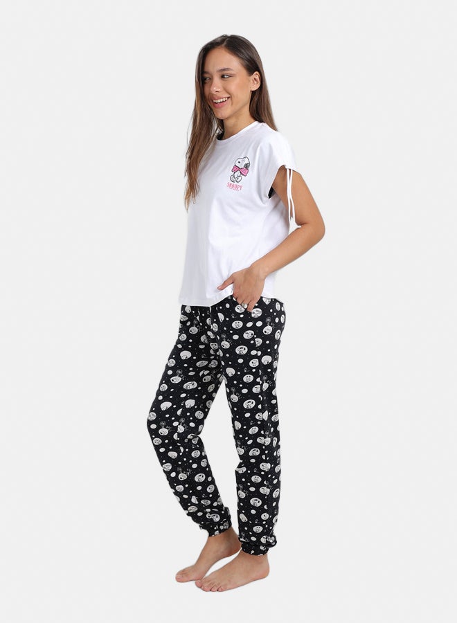 Carina Pyjama Set with Carrot Leg Pants - Image 2
