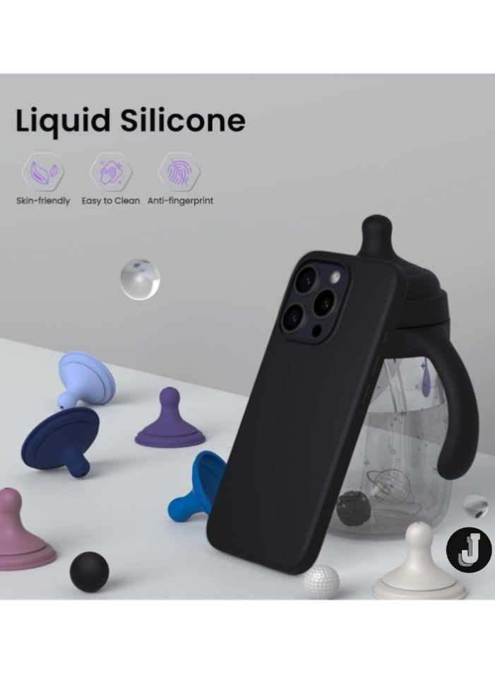 JAJEEK "New Soft Black Silicone Case for iPhone 16 Pro Max 6.9” – Shockproof & Durable Protection" - Image 3