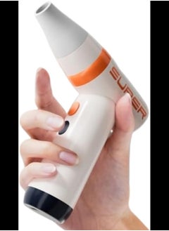 Super Wireless Ion Hair Dryer 2100W Travel Hair Dryer, 3 Heat & 2 Separate Fan Levels, Hair Dryer Rechargeable for Hairstyle, 1 Orange White  - Image 2
