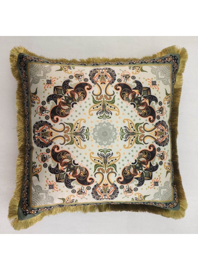 Ramsha Multi Color Polyester Cushion with Filler Cushion for Floor,throw cushion,sofa cushion Bed, Couch - CS 059 (45x45cm) - Image 3