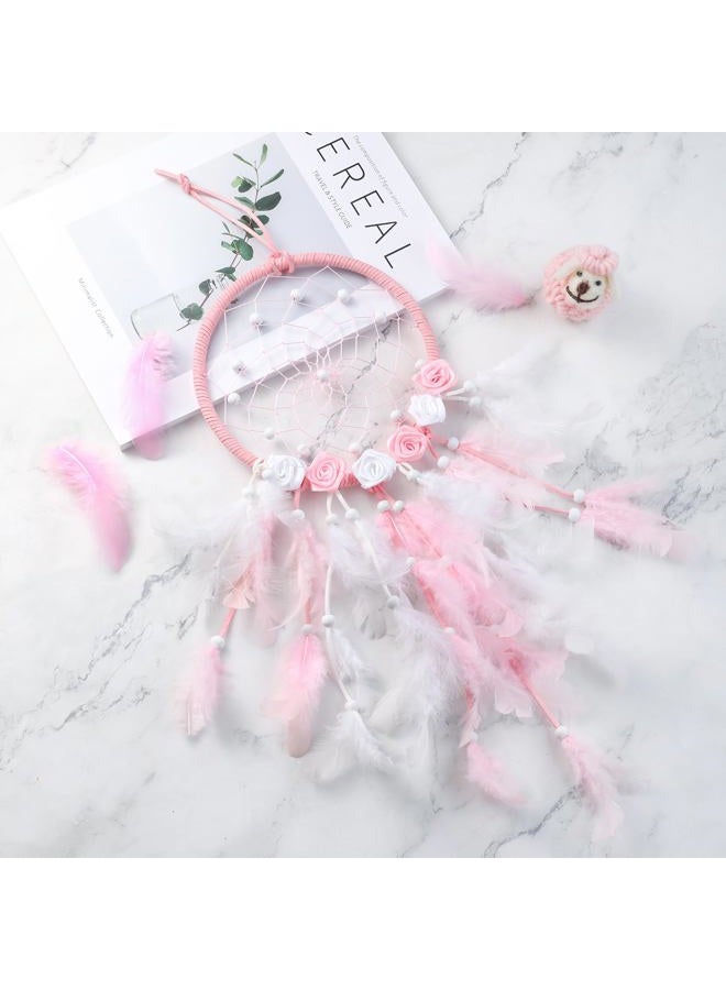 Soarer Pink Feathers for Crafts - 300pcs 3-5inch Craft Feathers Bulk for Wedding Home Party, Dream Catcher Supplies and DIY Crafts(LightPink) - Image 5