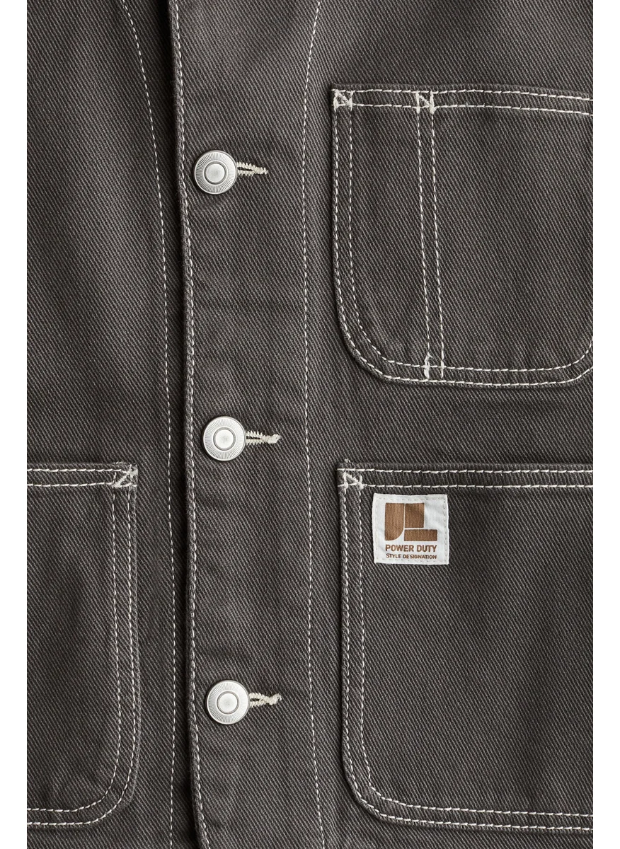 اتش اند ام Cotton Twill Shacket