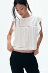 H&M Linen-blend tailored trousers