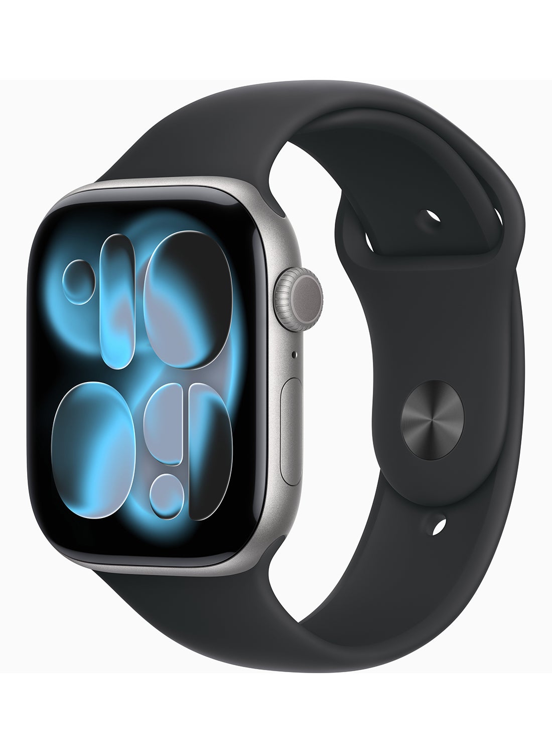 Apple Watch Series 11 GPS 46mm (Middle East Version) Space Grey Aluminium Case With Black Sport Band SG Case - M/L