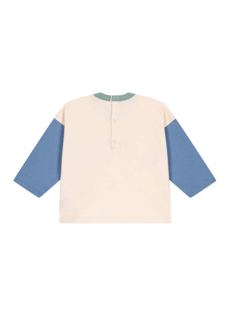 بيتي باتو Babies' long-sleeved fine jersey T-shirt