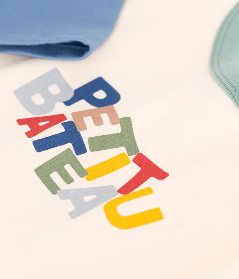 بيتي باتو Babies' long-sleeved fine jersey T-shirt
