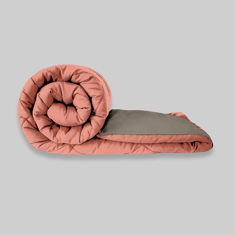 KEA Reversible Double Bed King Size Comforter/Duvet for Summers/Ac - AC Comforters, 250 GSM (Size - 90X100 Inch)