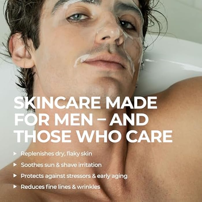 HOMMEFACE مجموعة أقنعة الوجه الهيدروجيل المنشطة للرجال من هوم فيس (5 قطع) - مرطبة، صديقة لللحية، مضادة للشيخوخة، أقنعة وجه مهدئة - تقنية العناية بالبشرة الكورية مع حمض الهيالورونيك، الفيتامينات والببتيدات - Image 2