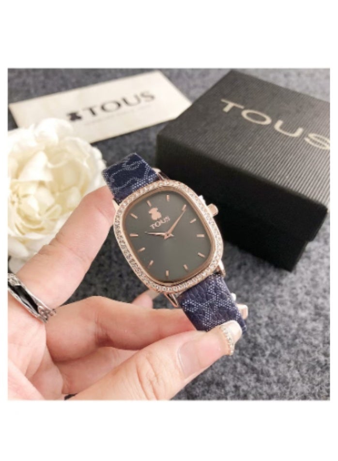 Tous ساعة TOUS الماسية - بإطار: حزام مبطن وقرص دب - Image 2