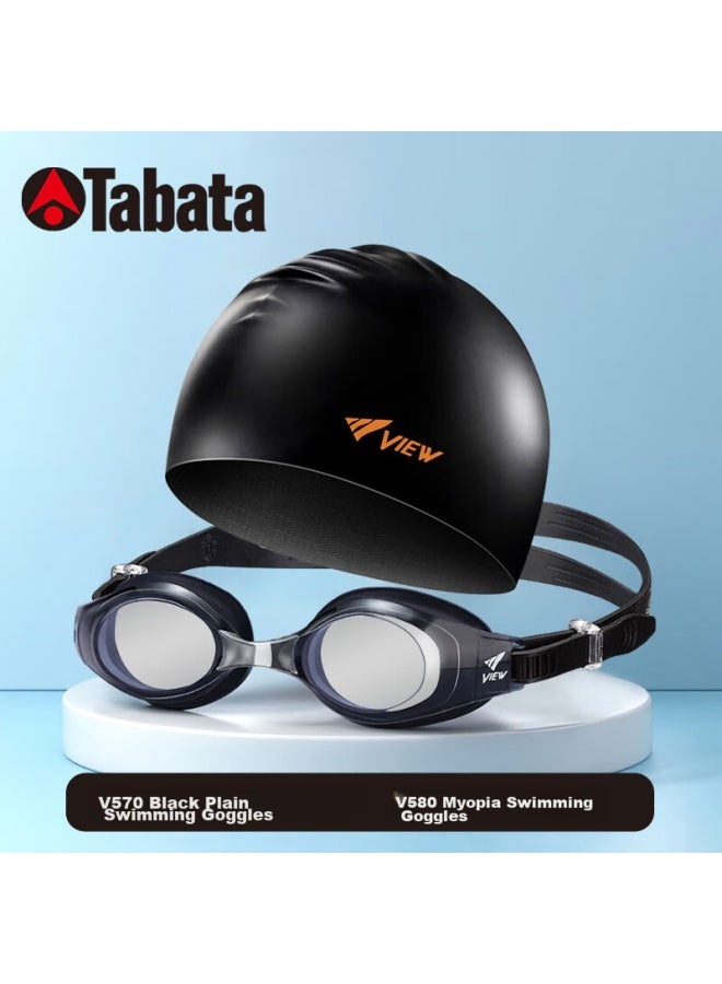 View Tabata Clear Swimming Goggles, View Anti-fog 10x Magnification High-definition Set, Men's And Women's Diving Equipment, Large Frame Casual Swimming Gl - Image 1