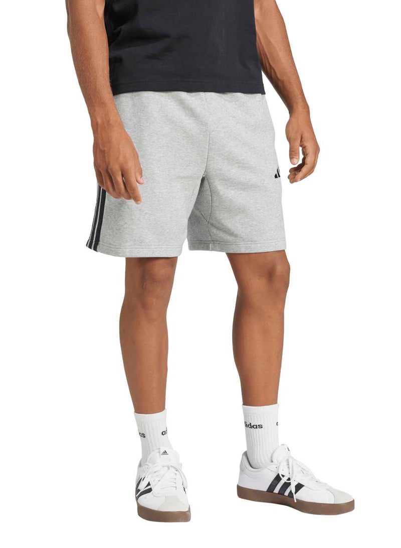 Adidas Essentials Three Stripes French Terry Shorts - Image 3