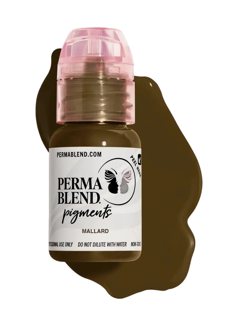 Perma Blend Eyebrow Pigment Color Mallard Brow Shades 15Ml Microblading Ink For Eyebrows, Eyes, And Scalp Professional Cosmetic Pigment 