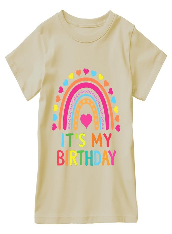 Geoyune Toddler Girls Birthday Outfit Birthday Girl Shirt for Baby Girls T-Shirt Birthday Gift 1-7 Years - Image 1