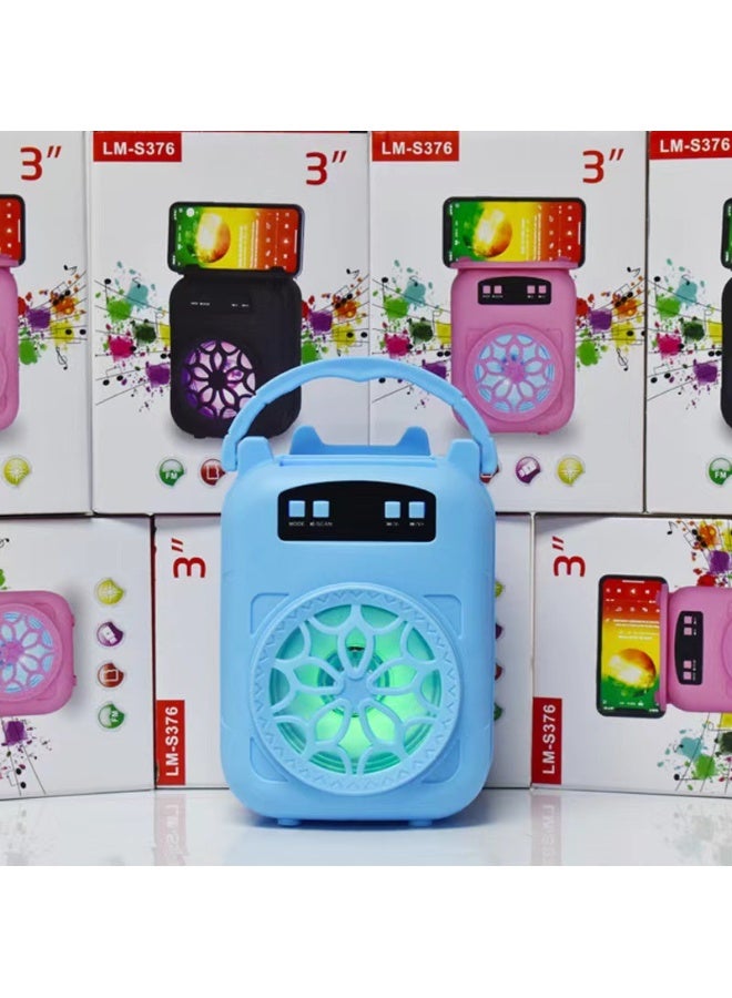 Bluetooth Speaker Subwoofer Outdoor Portable Small Mini Speaker Home Desktop Wireless Speaker - Image 1