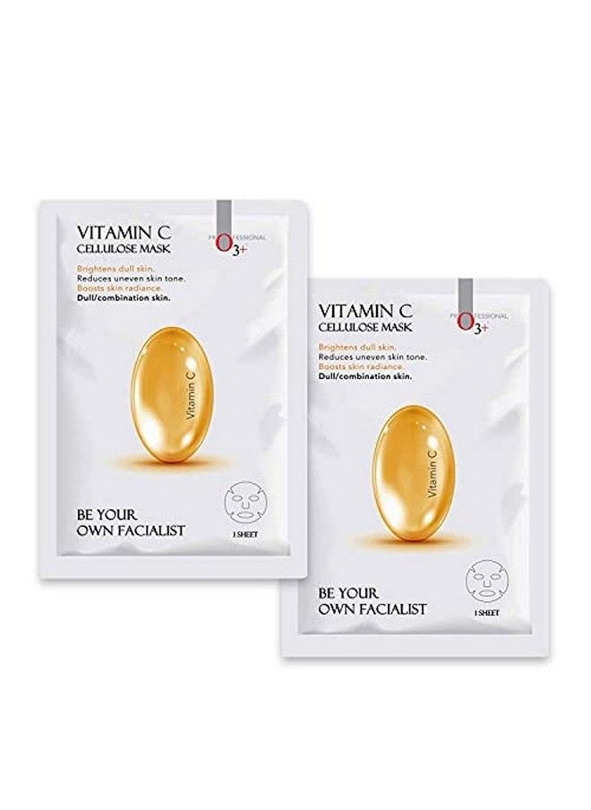 O3+ - Facialist Vitamin C Cellulose Sheet Mask For Pigmentation And Uneven Skin (30G) - Image 1
