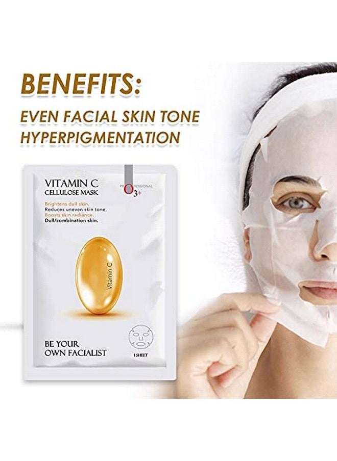 O3+ - Facialist Vitamin C Cellulose Sheet Mask For Pigmentation And Uneven Skin (30G) - Image 1