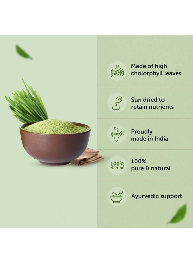 Neuherbs مسحوق القمح العضوي من نيوهيربز | دعم أيورفيدي للتخلص الطبيعي من السموم | معزز المناعة | مكمل عشبي | غير معدل وراثيًا، نباتي، مضاد للأكسدة، غذاء خارق | معتمد عضوي - 100 جرام - Image 4