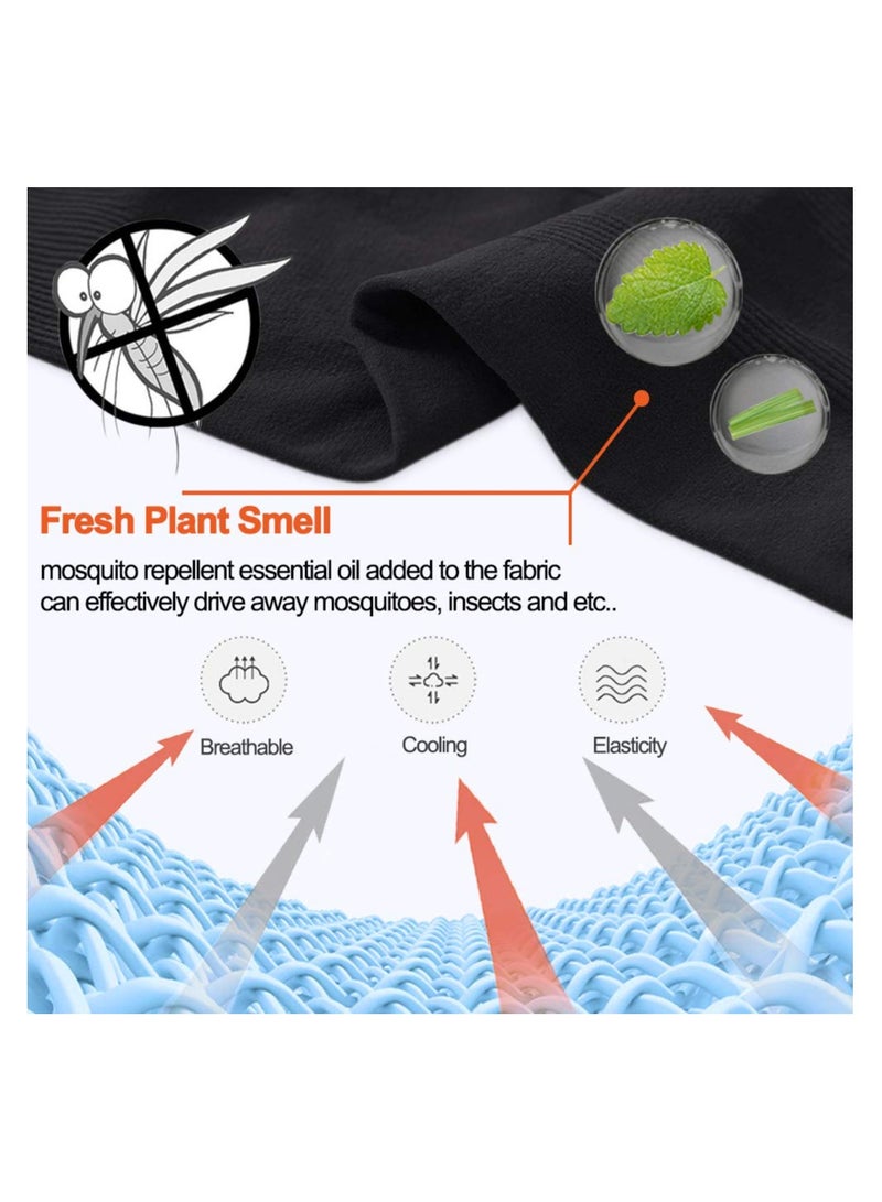 SYOSI Arm Sleeve 3 Pair UV Protection Cooling Breathable Arm Sleeve Sun Protective Moisture Wicking Gloves with Finger Hole to Cover Arms for Cycling Driving Outdoor Sports for Men Women - Image 4