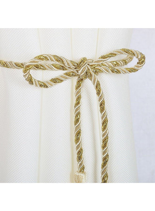 2pc Curtain Rope Hand Woven Home with Tassel Hanging Rope Decoration Living Room Bedroom without Punching Convenient and Beautiful  - Image 5