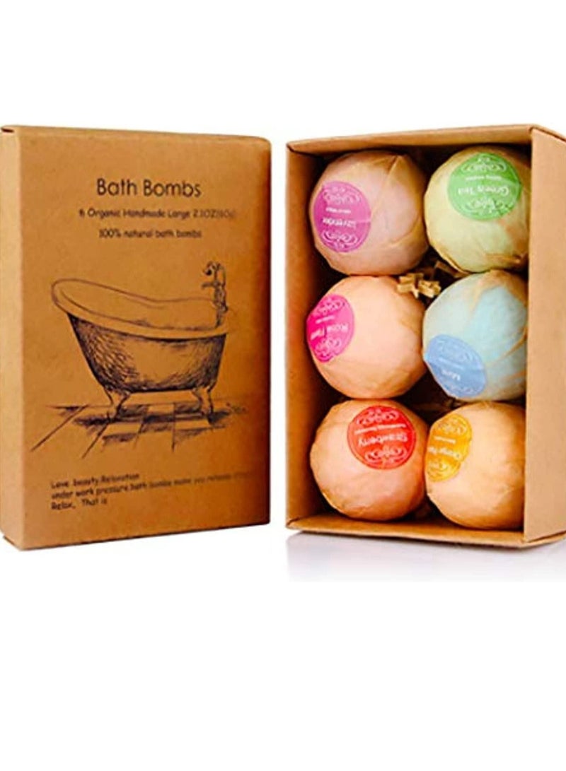 ORiTi مجموعة هدايا كرات الاستحمام من أوريتي مكونة من 6 قطع - Image 1