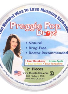Preggie Pop Drops Preggie Pop Drops Sour Fruits 21 Pieces 