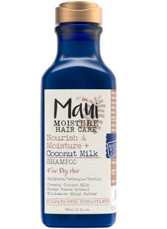MAUI MOISTURE Moisture Nourishing Coconut Milk & Aloe Vera Shampoo for Dry Frizzly Hair 385ml  - Image 2
