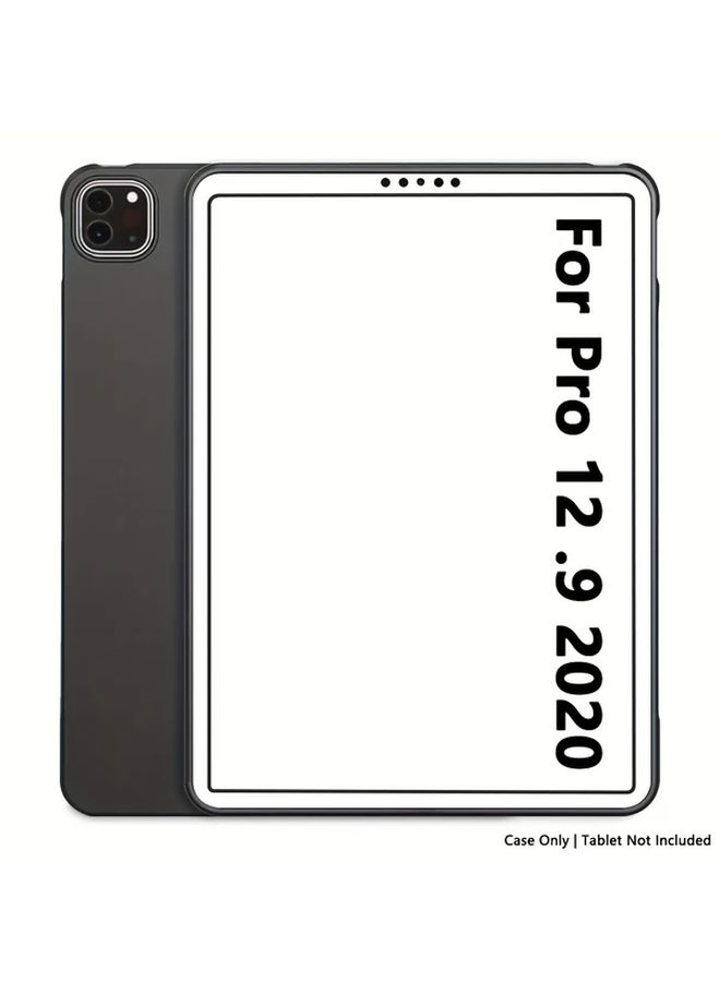 غطاء خلفي سيليكون فائق الرقة والنعومة لجهاز iPad Pro مقاس 12.9 بوصة موديل 2020، حافظة خفيفة الوزن ومتينة وأنيقة، تصميم بسيط لحماية الجهاز اللوحي، غطاء أنيق. - Image 1
