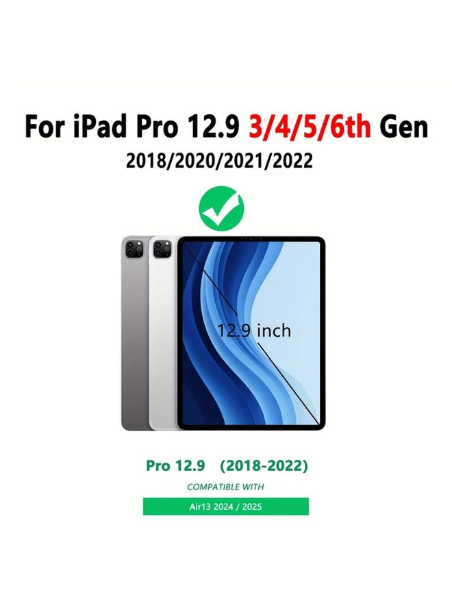 غطاء خلفي سيليكون فائق الرقة والنعومة لجهاز iPad Pro مقاس 12.9 بوصة موديل 2020، حافظة خفيفة الوزن ومتينة وأنيقة، تصميم بسيط لحماية الجهاز اللوحي، غطاء أنيق. - Image 3