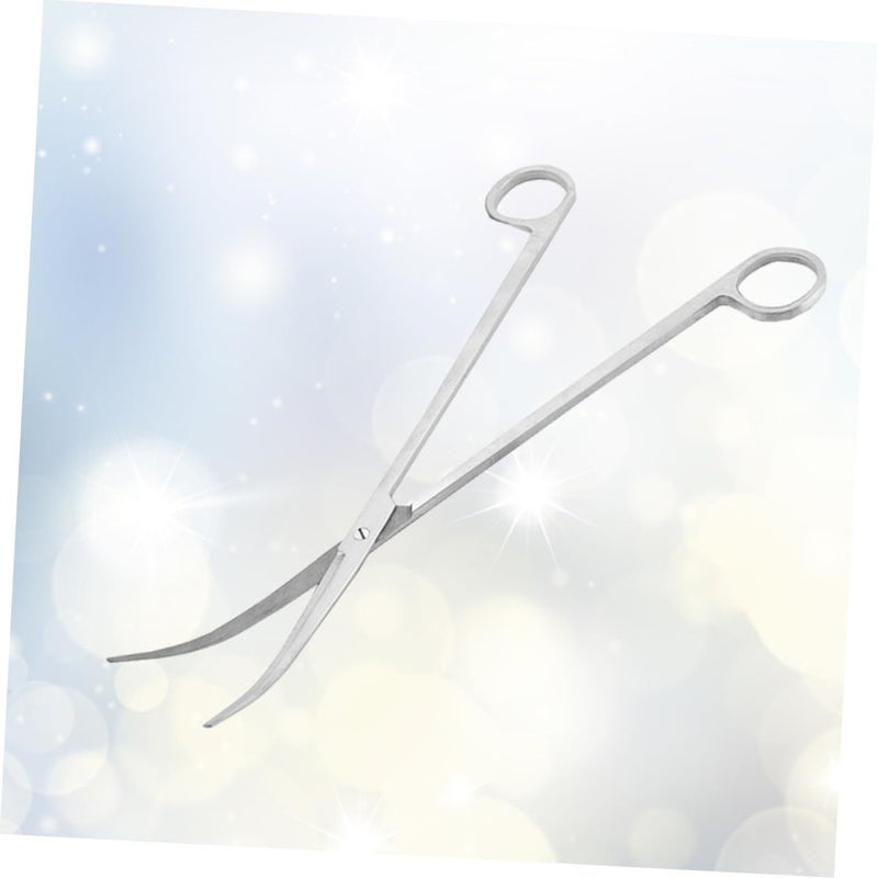 COHEALI 3pcs Aquarium Plant Scissors Curved Tip Fish Tank Care Tools Silver - Image 5