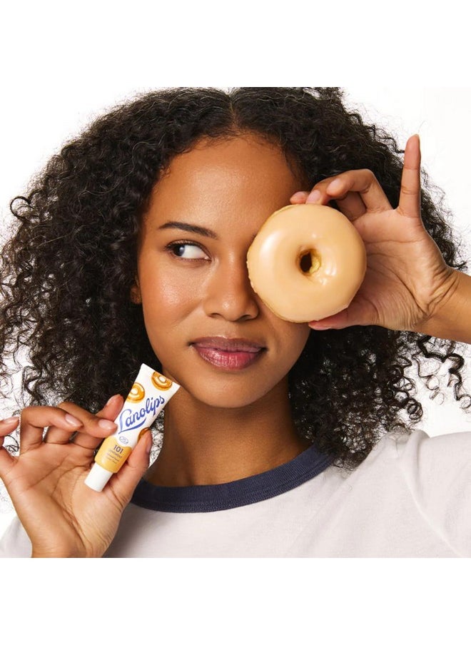 Lanolips - 101 Delicious Glazed Donut - Lip Balm With Vitamin E Oil And Lanolin For Lip Hydration - Naturally Flavored Lanolin Lip Balm For Very Dry Lips - Dermatologist Tested (.35 Oz) - Image 1