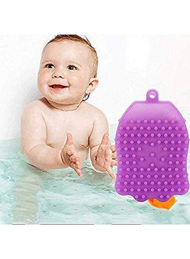 MOHAK Silicone Body Scrubber Anti Cellulite Shower Brush Bath Glove Multicolour - Image 1