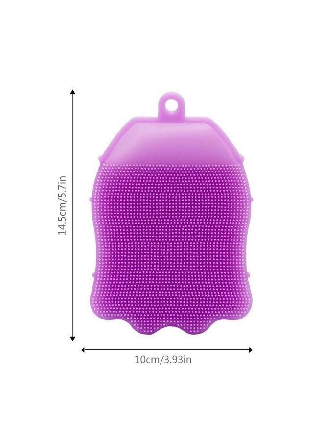 MOHAK Silicone Body Scrubber Anti Cellulite Shower Brush Bath Glove Multicolour - Image 4