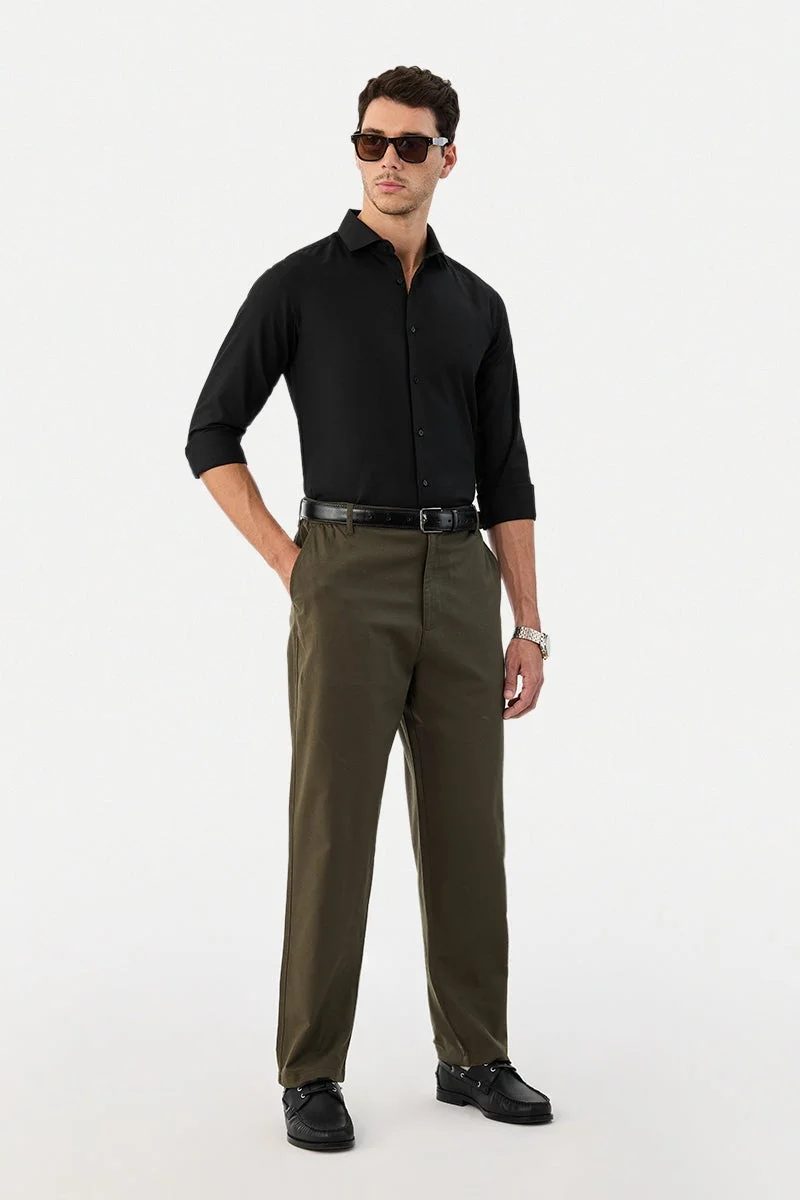 SNITCH Slim Fit 100% Cotton Luxe Shirt