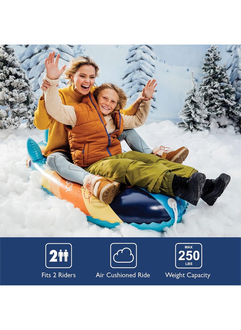 FUNBOY FUNBOY Winter Kids Inflatable Snow Sled Rocket Groovy  - Image 5