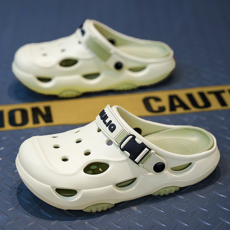 Boys'' Croc Shoes Summer 2025 New Children''s Slippers Beach Shoes Big Boys'' Sandals for Outerwear - Image 4