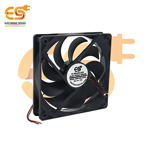 Electronicspices Electronic Spices 12025 4.75inch (120x120x25mm) Brushless 12v Dc Exhausts Cooling Fan Single Piece - Image 4