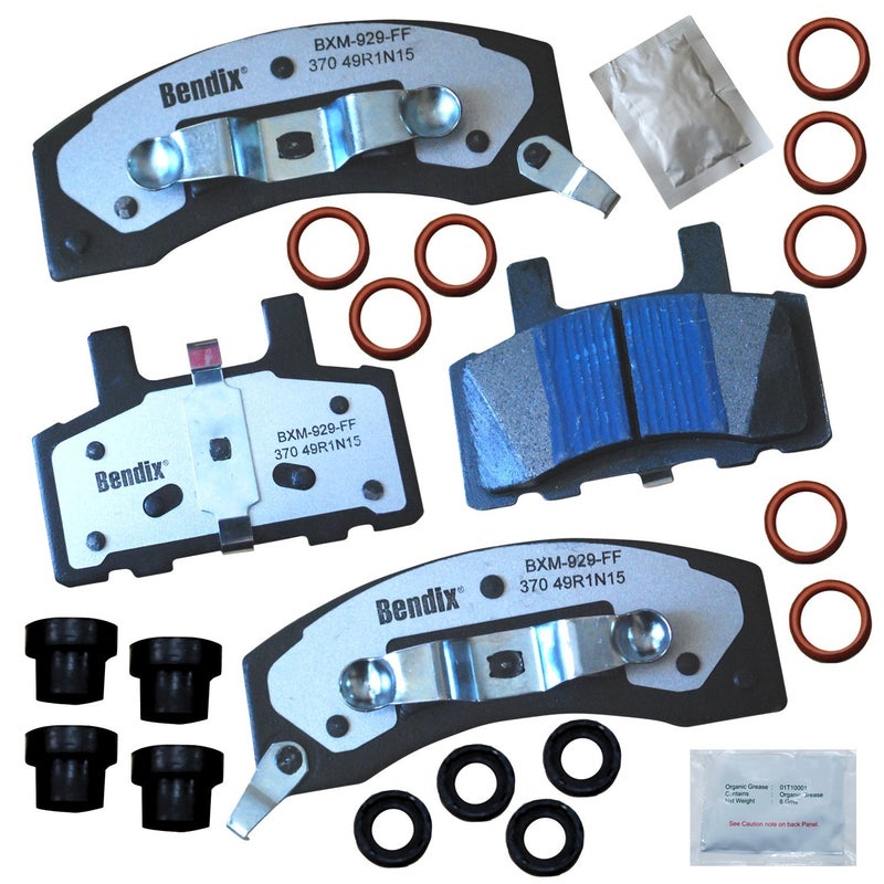 Bendix Fleet Metlok MKD370FM Semi-Metallic Front Brake Pads for Select Models Chevrolet C35,C1500 Suburban,C2500,C2500 C3500,C3500HD,Express 2500,3500,K1500 K2500,K2500 K3500,Tahoe,Dodge Ram GMC Savana Yukon - Image 5