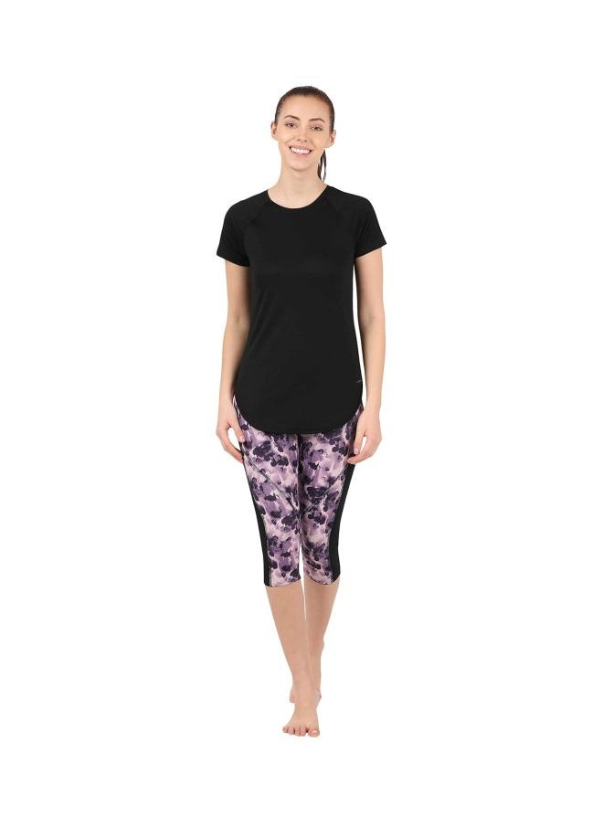 JOCKEY - Jockey MW62 Women Microfiber Fabric Relaxed Fit Solid Curved Hem Styled Half Sleeve T Shirt with Stay Fresh Treatment - Image 1