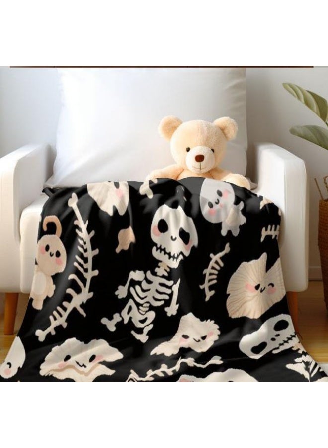 general Flannel thin blanket (warm and comfortable, suitable for sleep, gaming, dust removal and sandproof) 150cm*200cm - 986 - Image 1