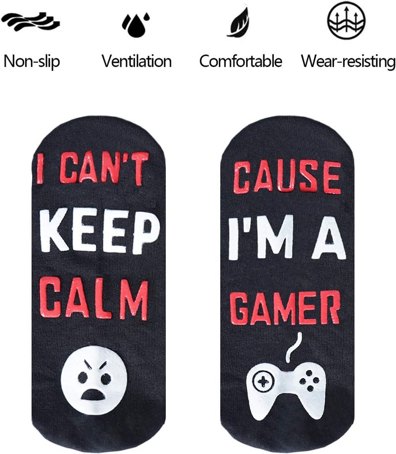 NDLBS Funny Christmas Gifts Novelty Gaming Socks Christmas Stocking Stuffers for Men Teens Boys Kids Him Adult Xmas Gifts - Image 4